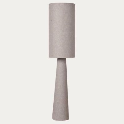 LÂMPADA DE PISO SATURNO H130 CM LINHO BEGE