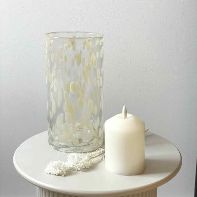 VASO TUBO LEOPARDO 23CM MULTICOLOR