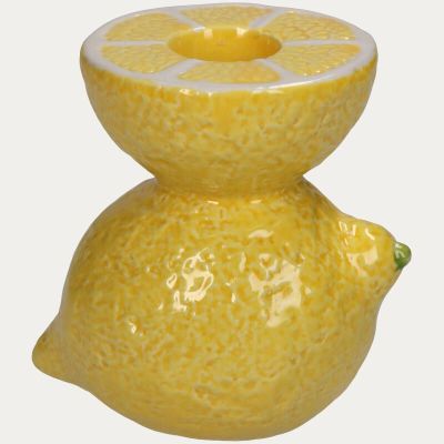 AMBER BUBBLE CANDLE HOLDER