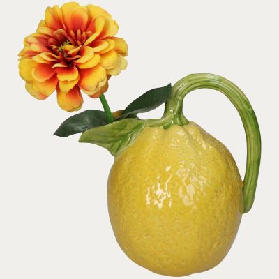PICHET VASE CITRON CERAMIQUE