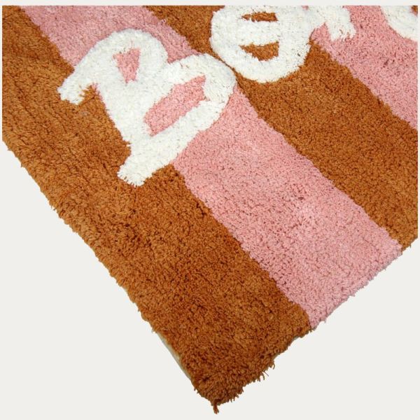 TAPIS DE BAIN BONJOUR COTON MULTICOLORE 50X80 CM