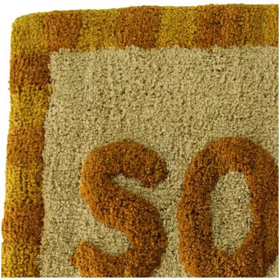 TAPIS DE BAIN SOLEIL COTON MOUTARDE 50X80 CM 2