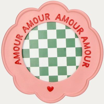 CADRE PHOTO JE T AIME ROSE 10X10 CM