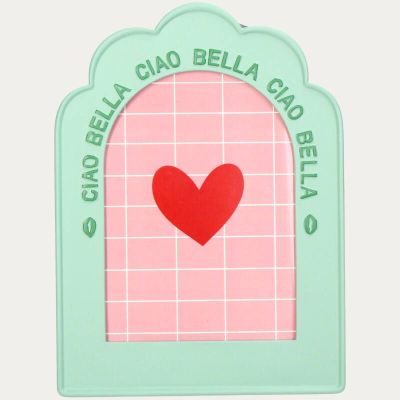 CADRE PHOTO CIAO BELLA VERT D EAU 13X18 CM
