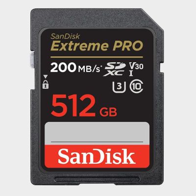 CARTE MEMOIRE SDHC ET SDXC UHS-I EXTREME PRO 512 GO