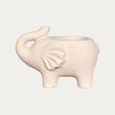 STATUE DECO ELEPHANT ECRU