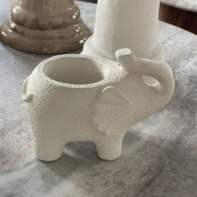 STATUE DECO ELEPHANT ECRU 2