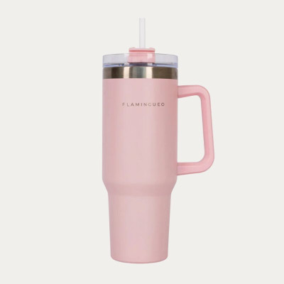 MUG ISOTHERME PAILLE ROSE