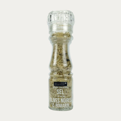 SEL OLIVES NOIRES ET ROMARIN 145G