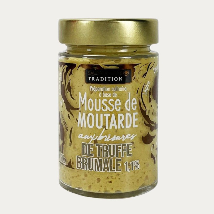MOUSSE DE MOUTARDE AUX BRISURES DE TRUFFE BRUMALE