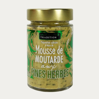 MOUSSE DE MOUTARDE AUX FINES HERBES