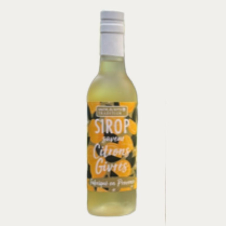 SIROP SAVEUR CITRON GIVRE 375ML