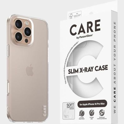 COQUE SOUPLE X-RAY CARE POUR IPHONE 16 PRO MAX TRANSPARENT