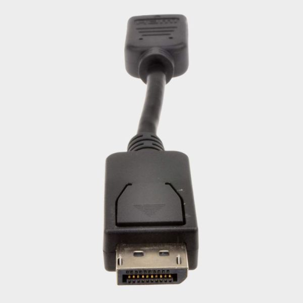 HDMI MALE/FEMALE ADAPTER 15 CM BLACK